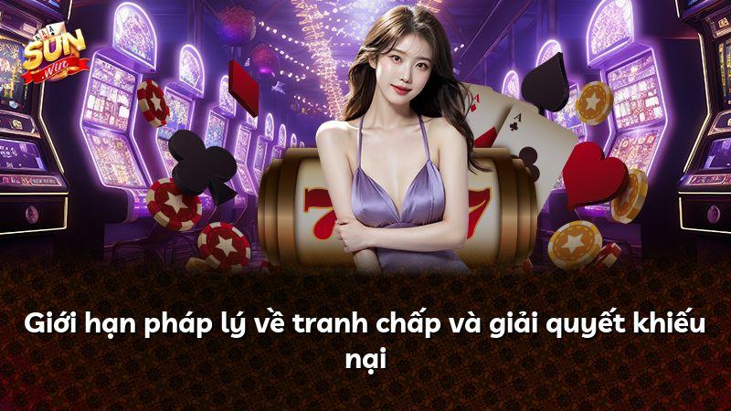 Giới hạn pháp lý về tranh chấp và giải quyết khiếu nại