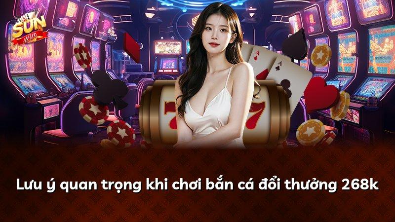 Lưu ý quan trọng khi chơi bắn cá đổi thưởng 268k