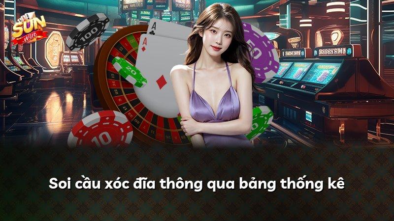Soi cầu xóc đĩa thông qua bảng thống kê