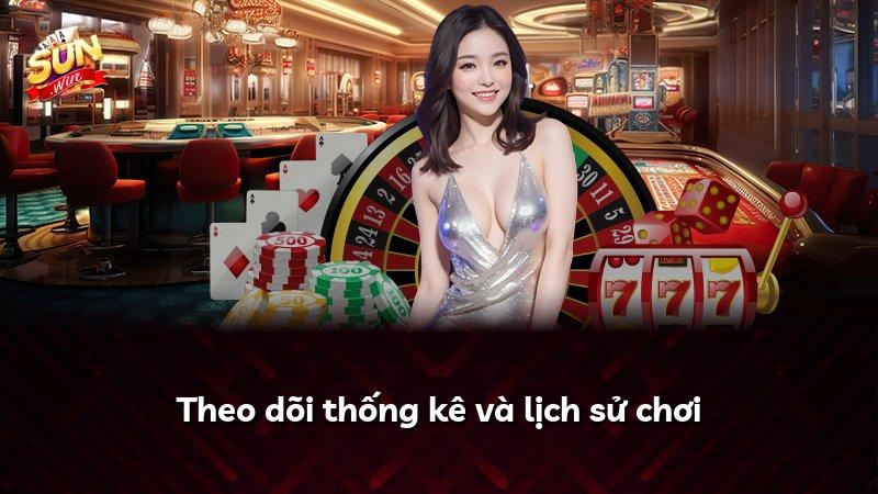 Theo dõi thống kê và lịch sử chơi